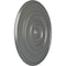 Ekena Millwork Traditional Reece Ceiling Medallion (Fits Canopies up to 5 7/8"), 24 3/8"OD x 1 1/8"P, Silver CM24RESLS - alternate 2